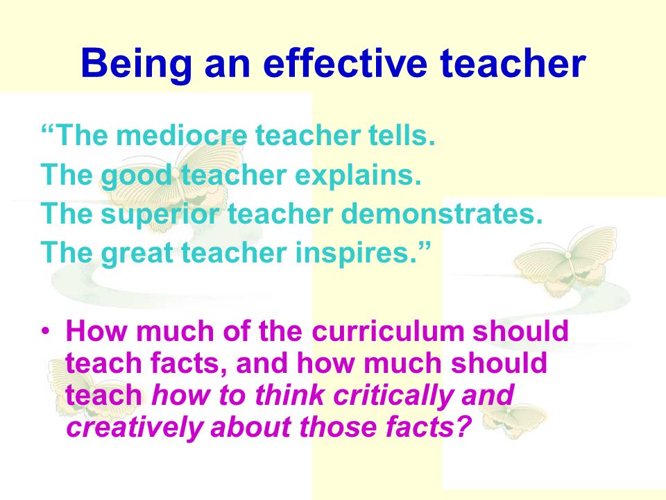 Effective Teacher GPA